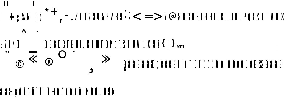 typodermic droid font