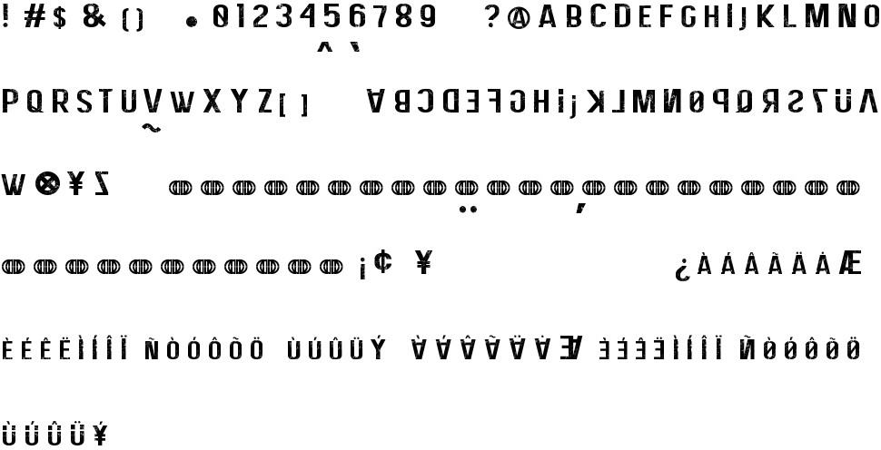 Elite Hacker Corroded free Font in ttf format for free download 592.70KB