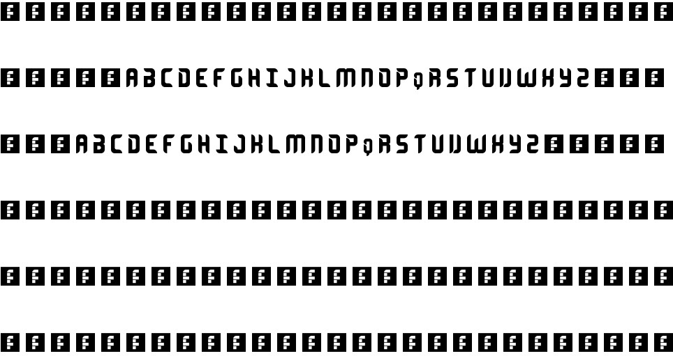 Encrypted free Font in ttf format for free download 7.34KB