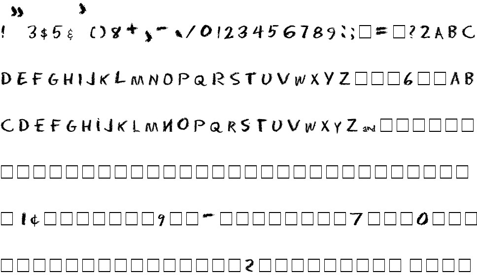 Eraser Dust free Font in ttf format for free download 144.81KB