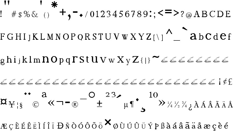 Fafers Irregular Serif Free Font In Ttf Format For Free Download 19 12kb