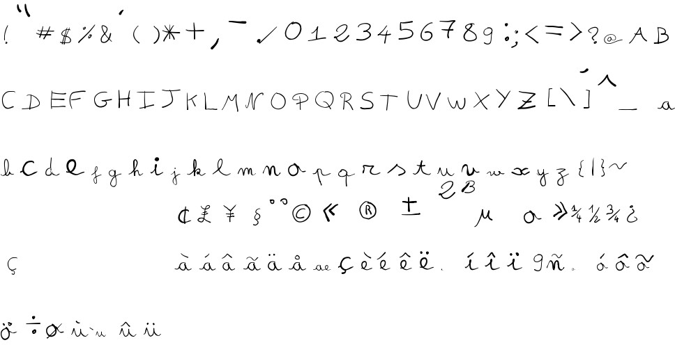 Fredo Manuscrite Free Font In Ttf Format For Free Download 34 15kb