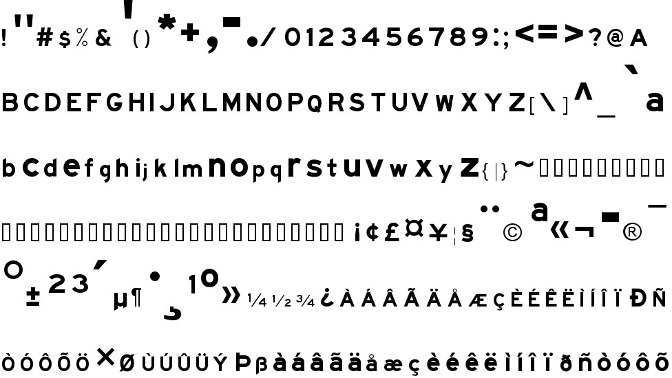 Freeway Gothic Free Font In Ttf Format For Free Download 18 kb