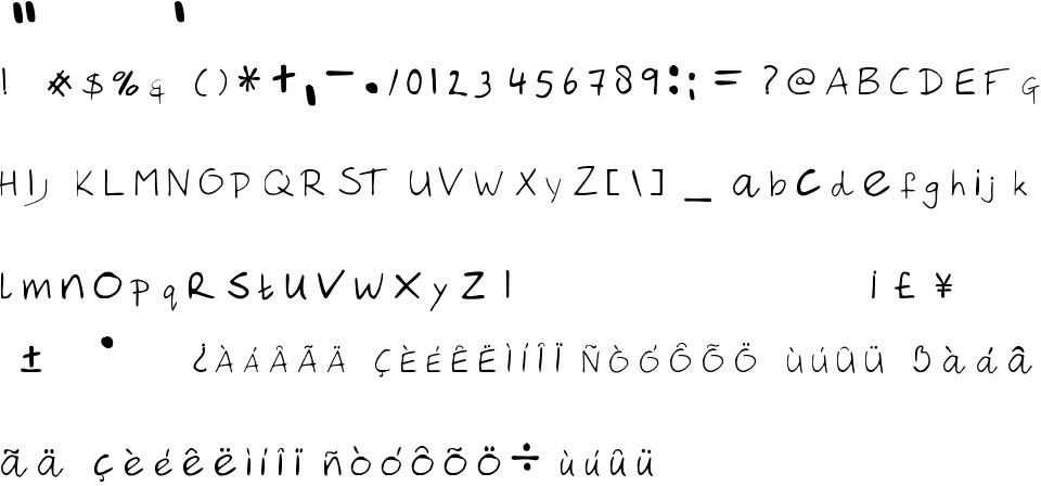 Hanoded Hand Free Font In Ttf Format For Free Download 54 77kb
