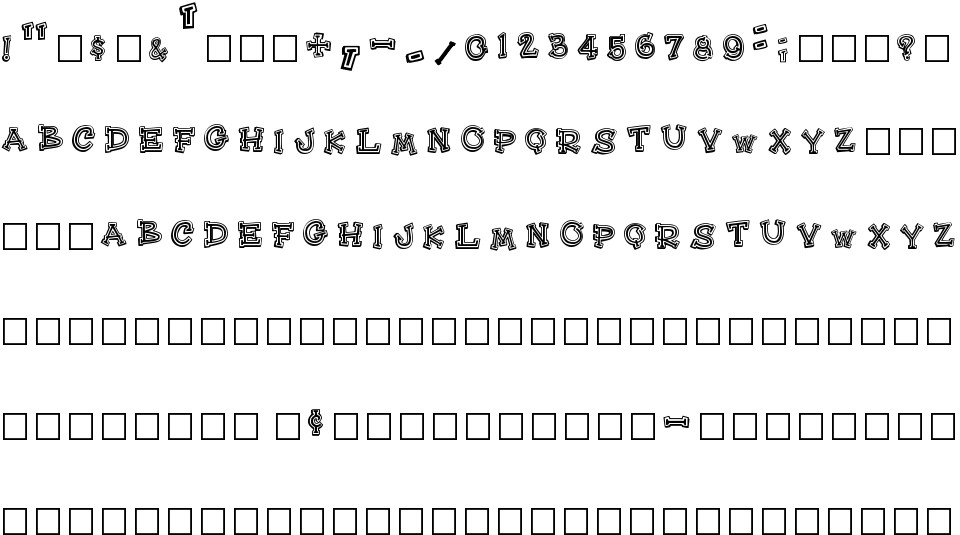 Hee Haw free Font in ttf format for free download 27.32KB
