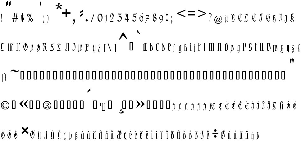 Hofstaetten Free Font In Ttf Format For Free Download 72kb