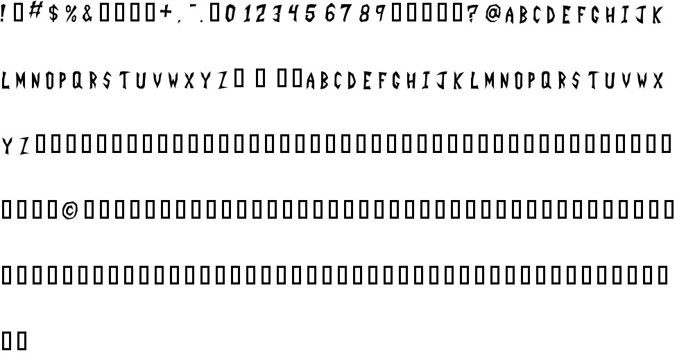 Invader Zim free Font in ttf format for free download 10.51KB