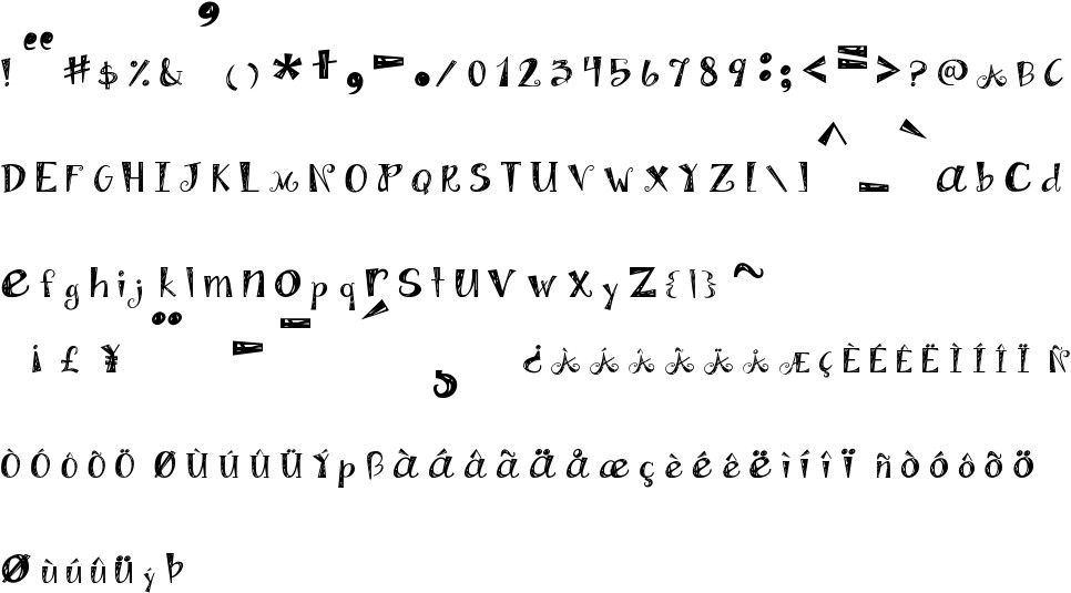 Janda Apple Cobbler free Font in ttf format for free download 72.19KB