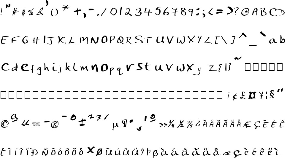 Jp Hand Straight Free Font In Ttf Format For Free Download 4191kb