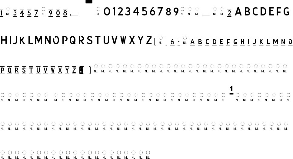 Benzin font