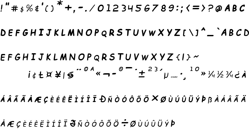 Kid Cobalt Free Font In Ttf Format For Free Download 33 02kb