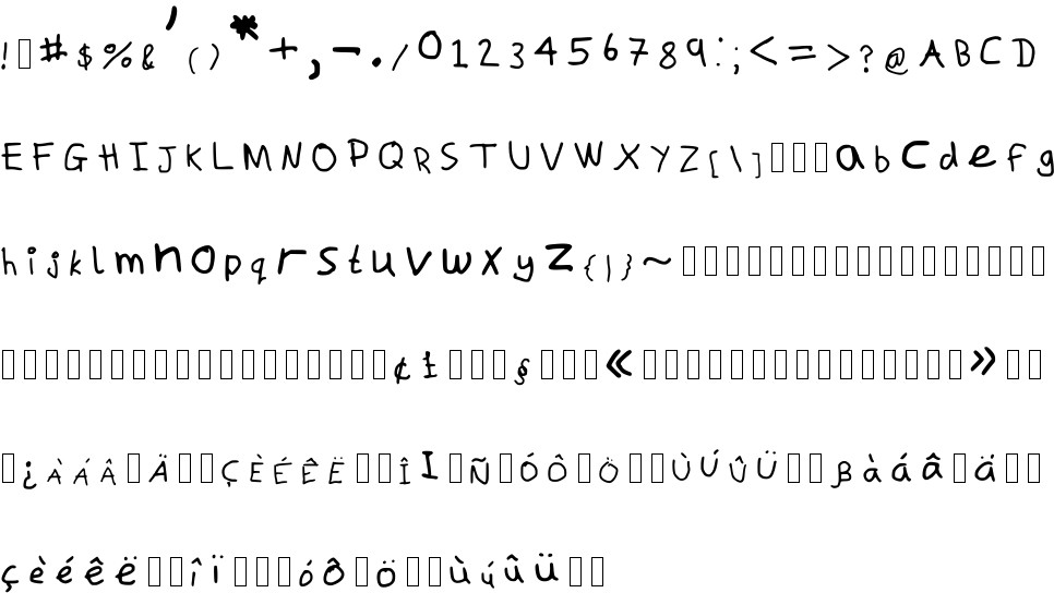 mac handwriting font free