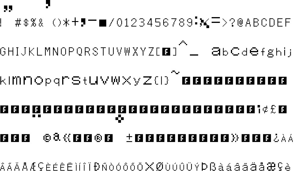 Mega Man Zx Free Font In Ttf Format For Free Download 6 58kb