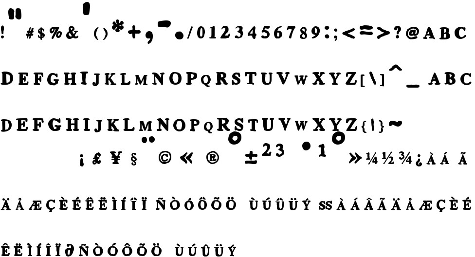 Ml Monstrolino Free Font In Ttf Format For Free Download 27 32kb