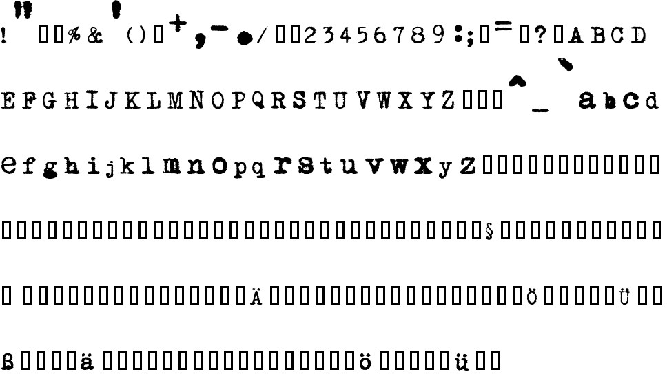 Mom's Typewriter free Font in ttf format for free download 71.18KB