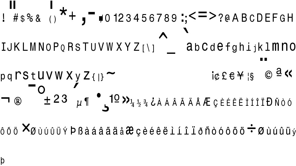 Monospace Typewriter Free Font In Ttf Format For Free Download 22 73kb