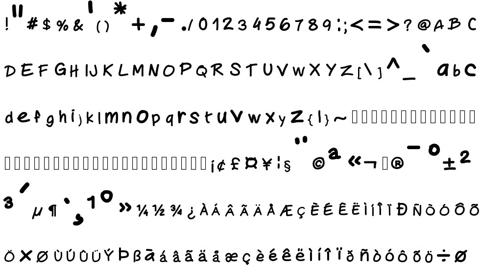Mywriting Free Font In Ttf Format For Free Download 53 66kb