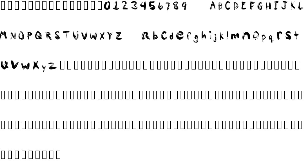 Painty Paint free Font in ttf format for free download 26.71KB