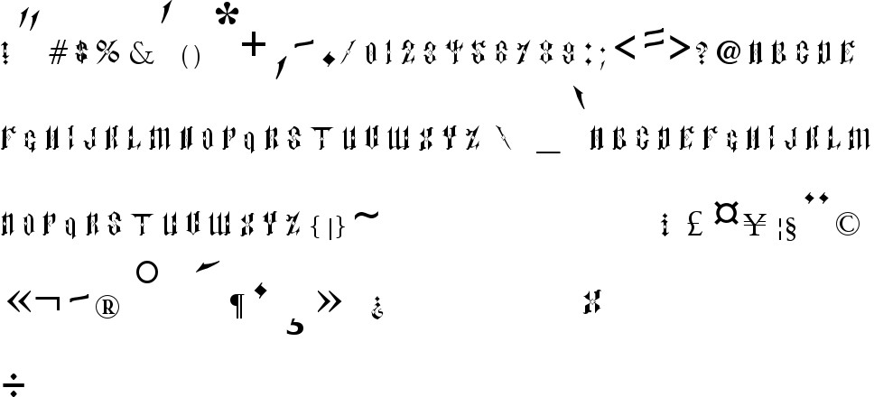 Pauls Sinner free Font in ttf format for free download 35.21KB