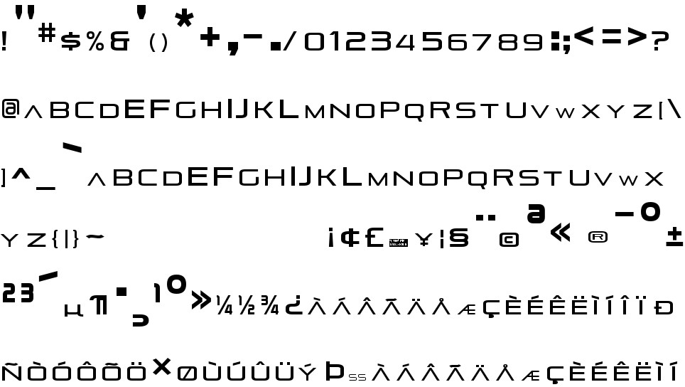 Pirulen free Font in ttf format for free download 25.68KB