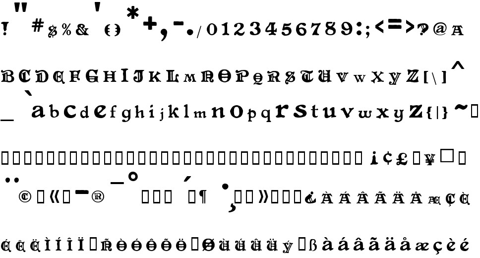 Primitive free Font in ttf format for free download 32.56KB