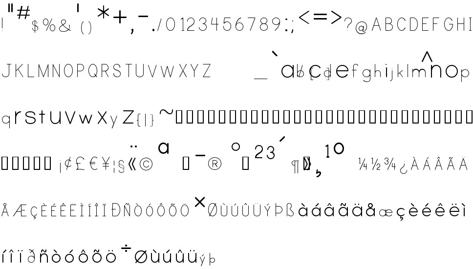 Print Clearly free Font in ttf format for free download 53.85KB