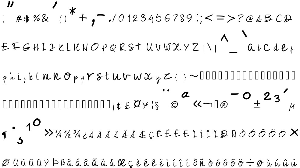 Pw 01 Script Free Font In Ttf Format For Free Download 28 00kb