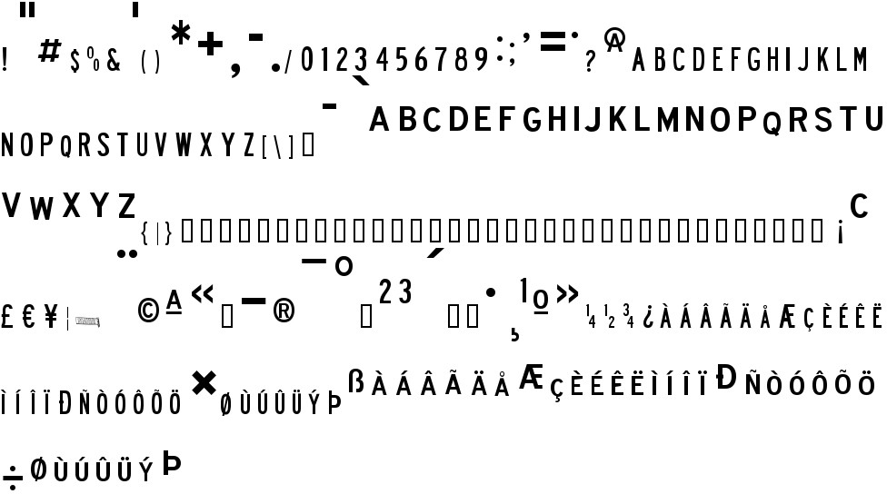 Roadway free Font in ttf format for free download 50.29KB