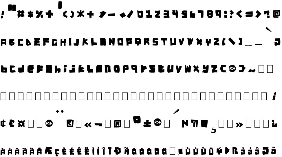 RT DIYTape free Font in ttf format for free download 22.06KB