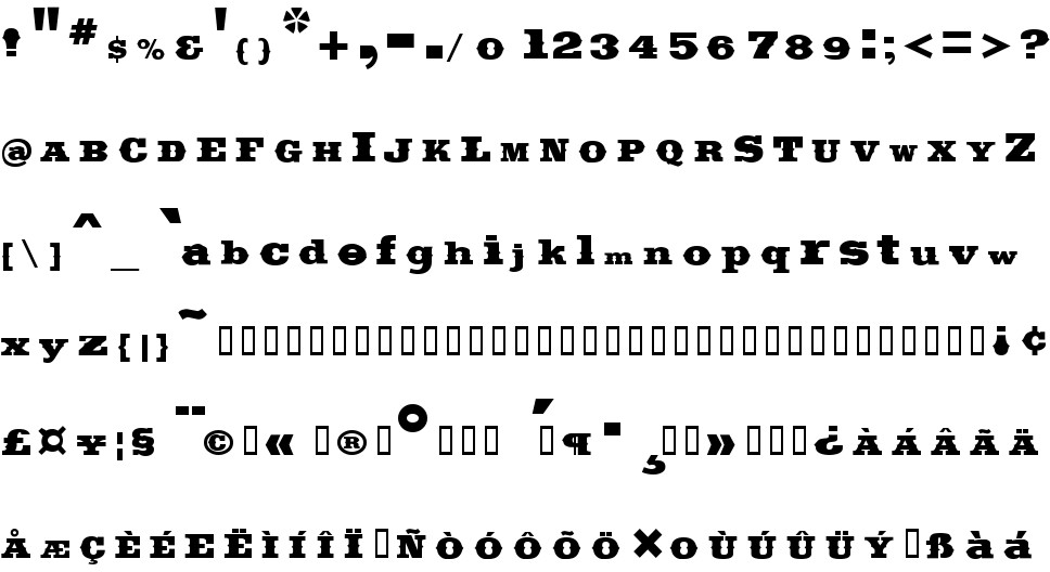 Saddlebag free Font in ttf format for free download 21.20KB
