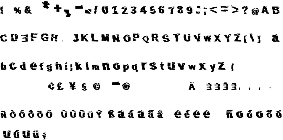 Slice N Dice Free Font In Ttf Format For Free Download 90 76kb