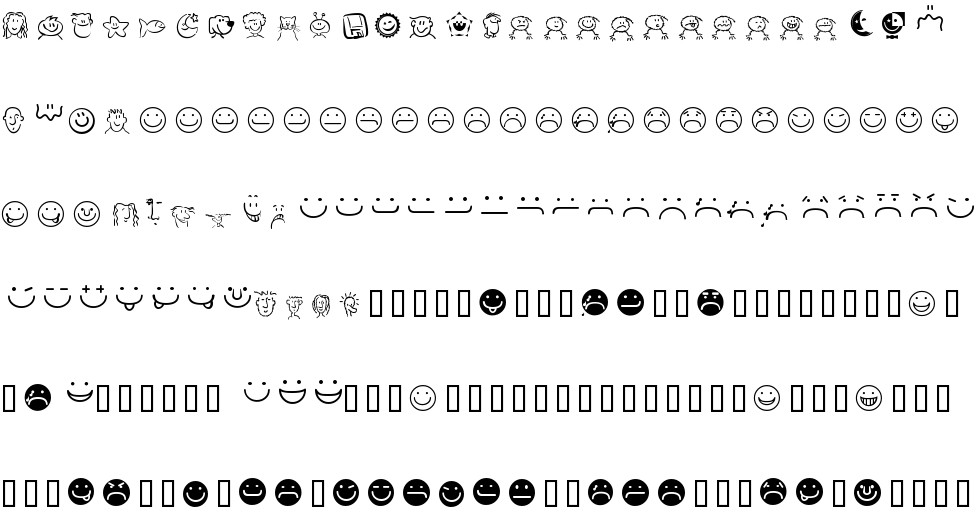 Smileyface Free Font In Ttf Format For Free Download 28.01KB