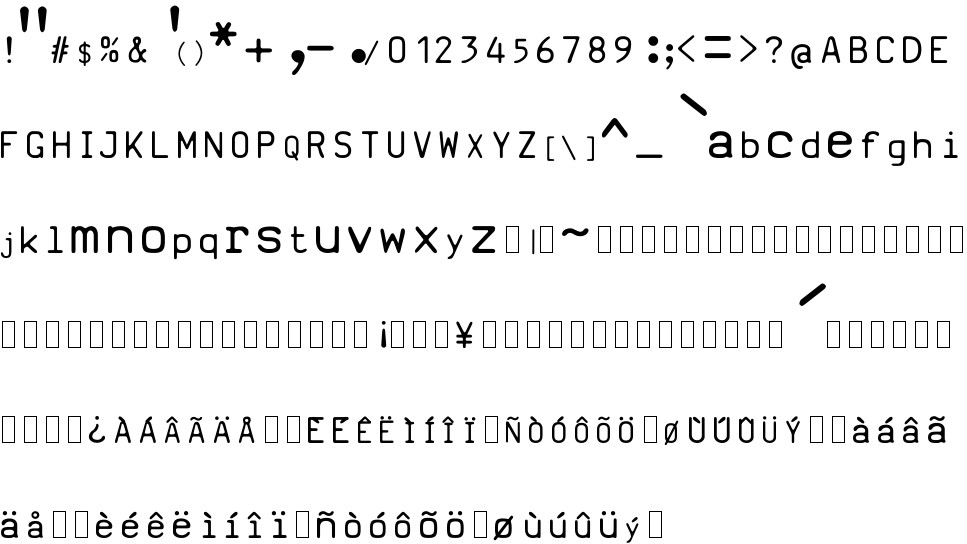 Sv Basic Manual Free Font In Ttf Format For Free Download 22 70kb