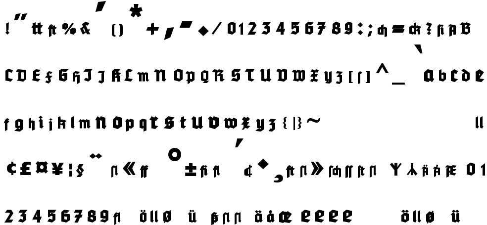 Tannenberg Fett Free Font In Ttf Format For Free Download 212.21kb