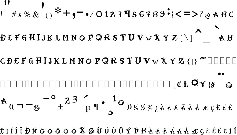 Tatoo Sailor Free Font In Ttf Format For Free Download 273 03kb