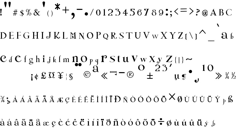 Twilight New Moon Free Font In Ttf Format For Free Download 31 kb