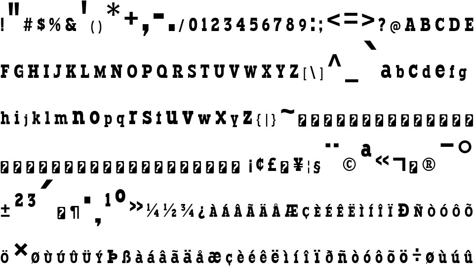 Typodermic Free Font In Ttf Format For Free Download 116 34kb