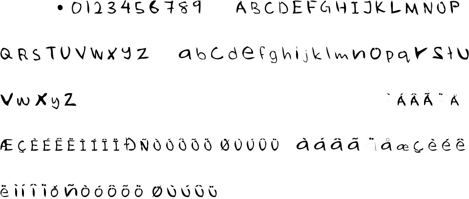 Ugly Hand Writing Free Font In Ttf Format For Free Download 21 46kb