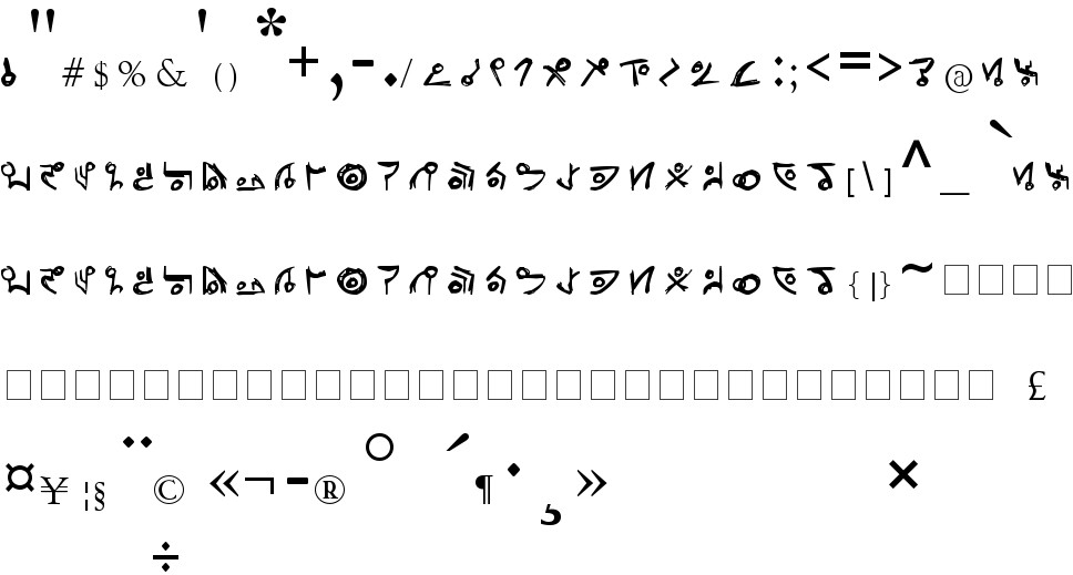 dead space unitology font typing