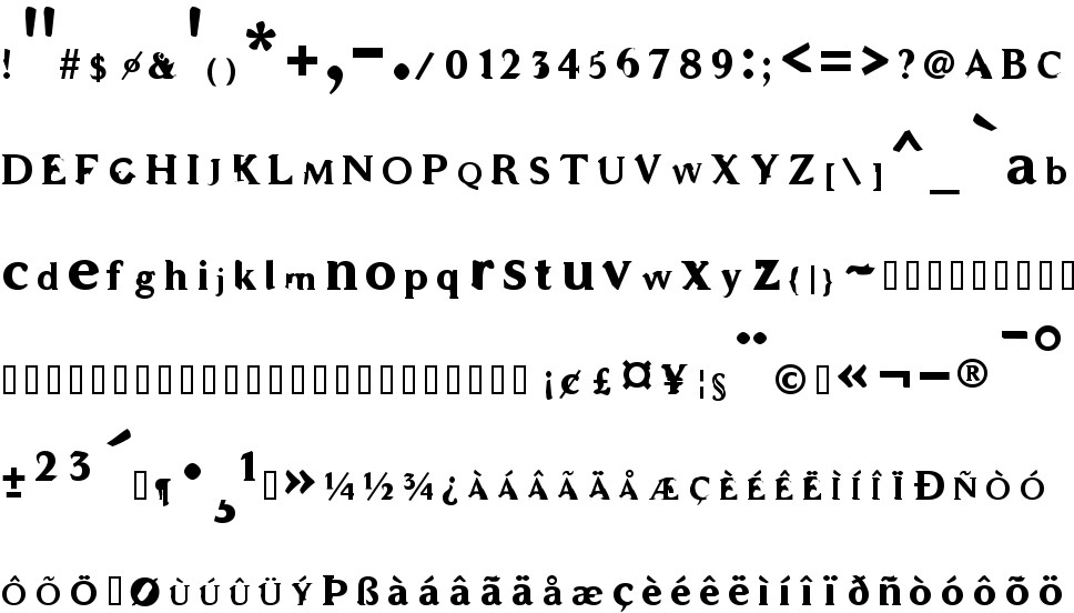 Wc Addendum Bta Free Font In Ttf Format For Free Download 65 99kb