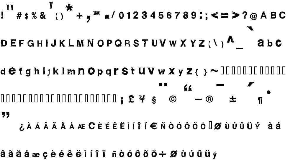 Wc Roughtrad Bta Free Font In Ttf Format For Free Download 619 76kb