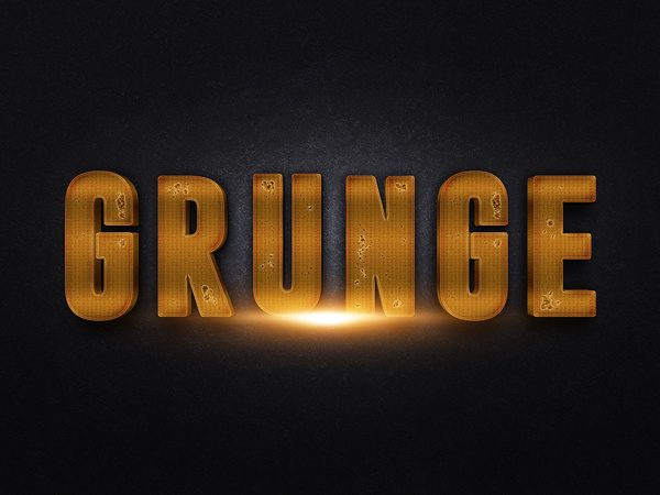 073d gold text effect 2 preview