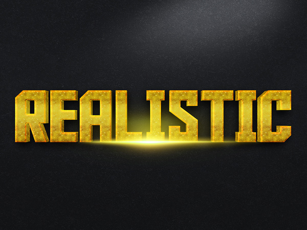 093d gold text effect 2 preview