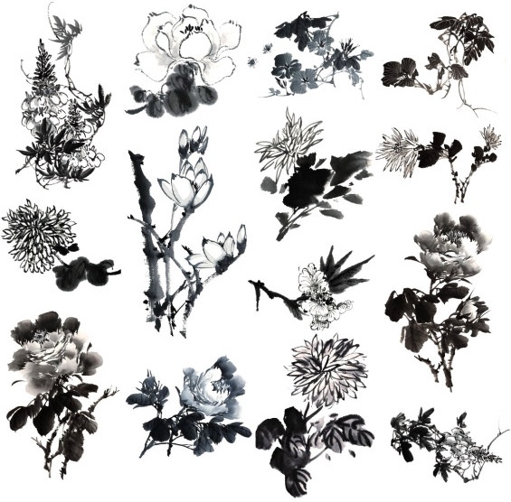 14 painting ink flower definition picture