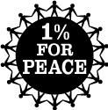 1 percent for peace logo
