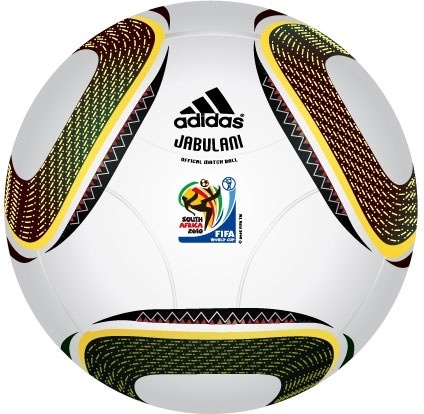 2010 FIFA World Cup South Africa Official Ball “JABULANI” Vector