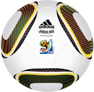 2010 world cup south africa special ball vector 