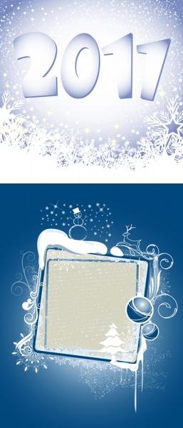 2011 christmas snowflake background vector
