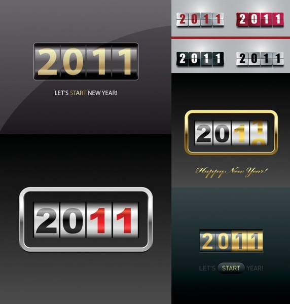 2011 new year clip art