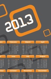 2013 calendars design vector